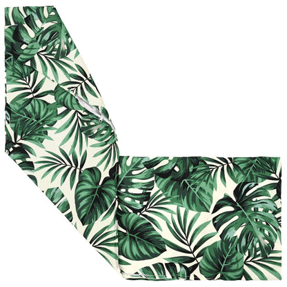 Cushion Cover 2 pcs HEERLEN Leaf Pattern 40 x 145 cm Polyester