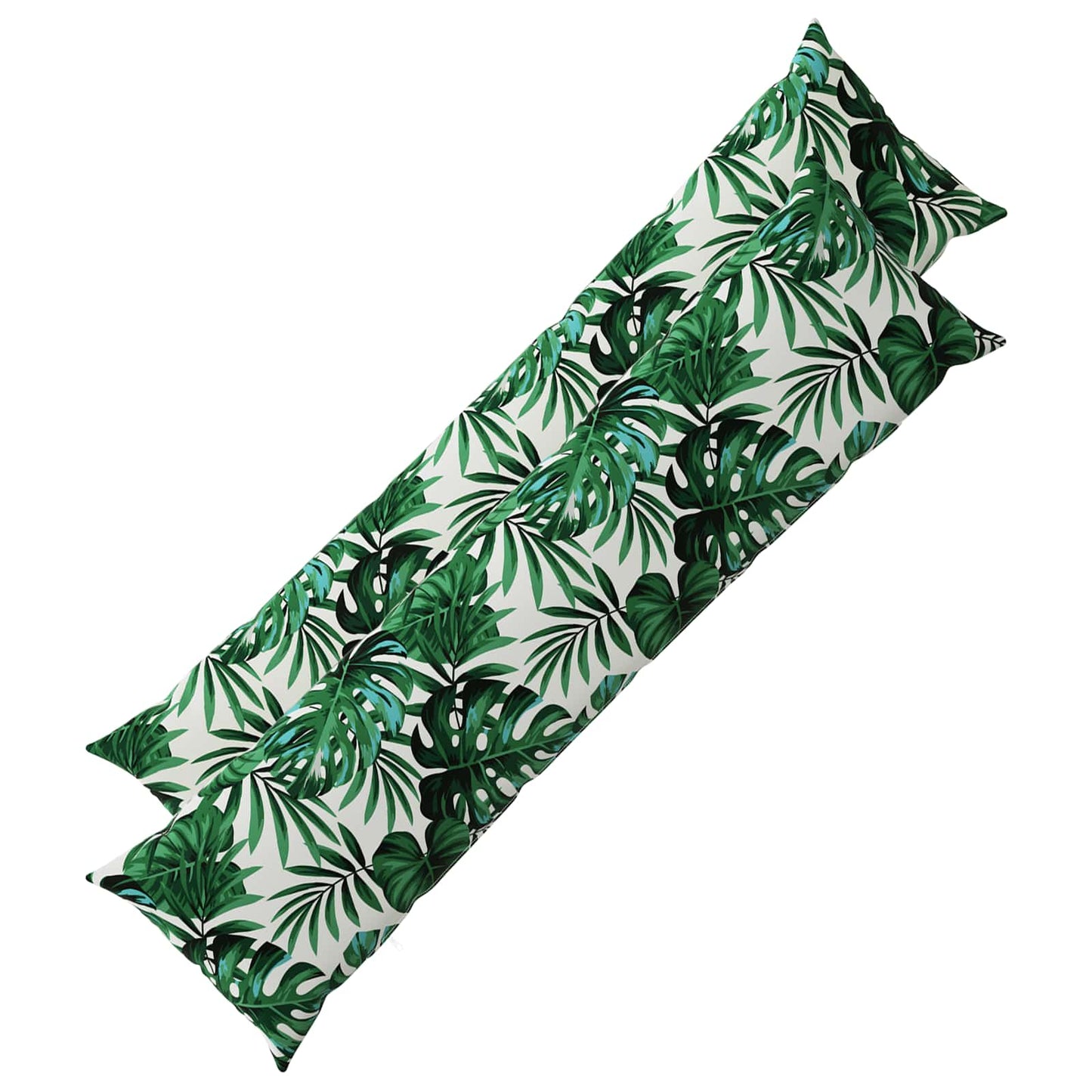 Cushion Cover 2 pcs HEERLEN Leaf Pattern 40 x 145 cm Polyester