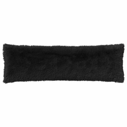 Cushion Cover HEERLEN Black 40 x 145 cm PV Fleece