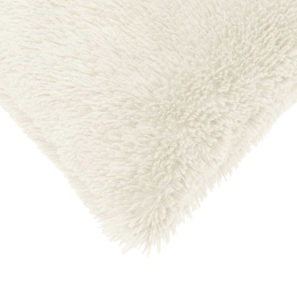 Cushion Cover HEERLEN White 40 x 145 cm PV Fleece