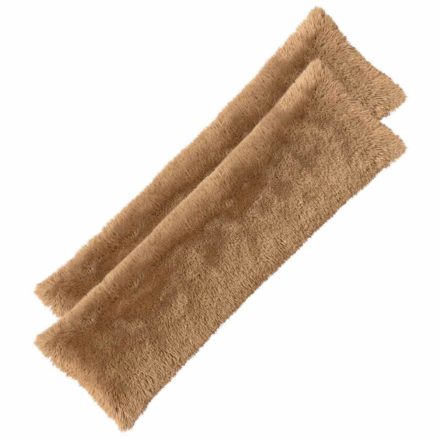 Cushion Cover 2 pcs HEERLEN Taupe 40 x 145 cm PV Fleece