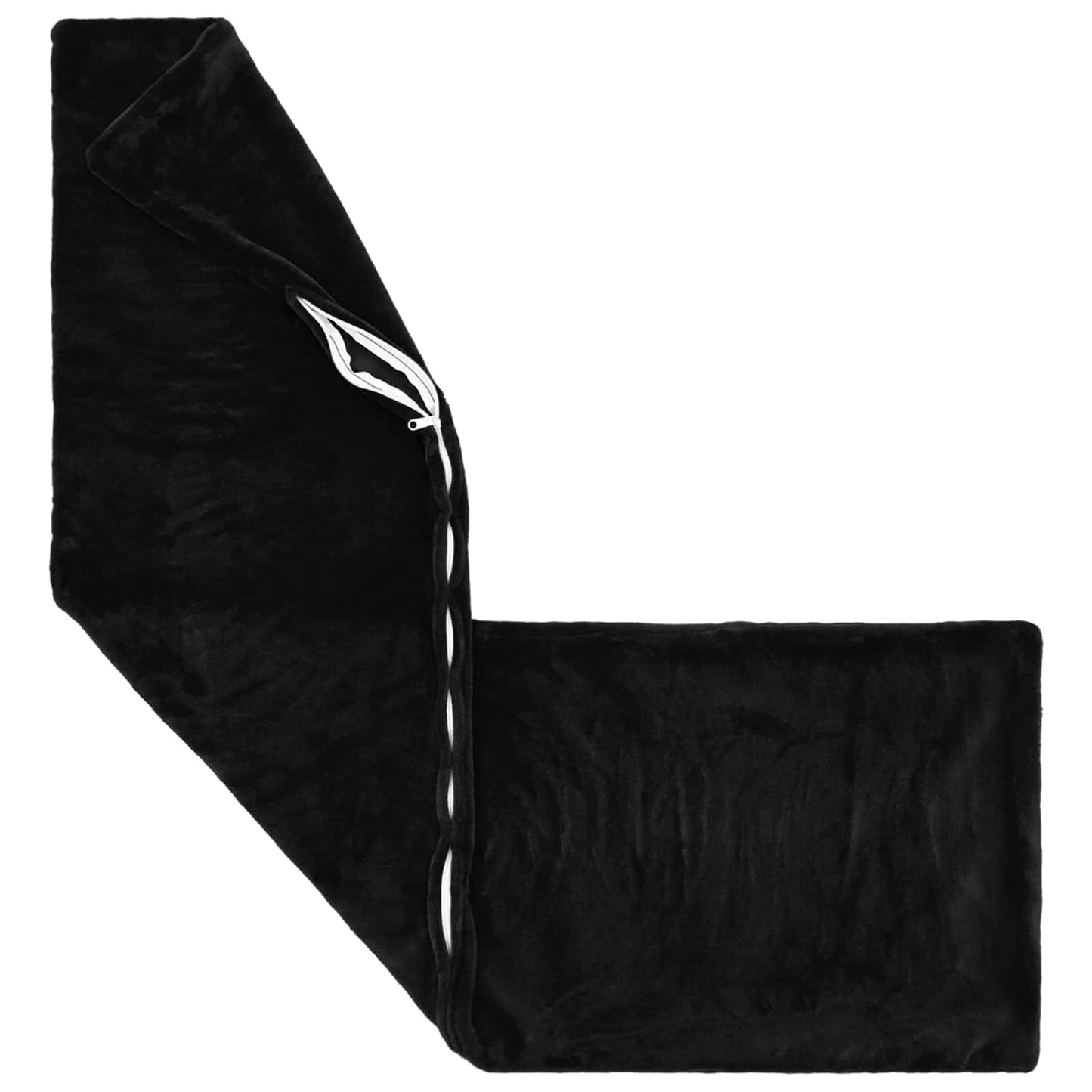 Cushion Cover 2 pcs HEERLEN Black 40 x 145 cm Flannel