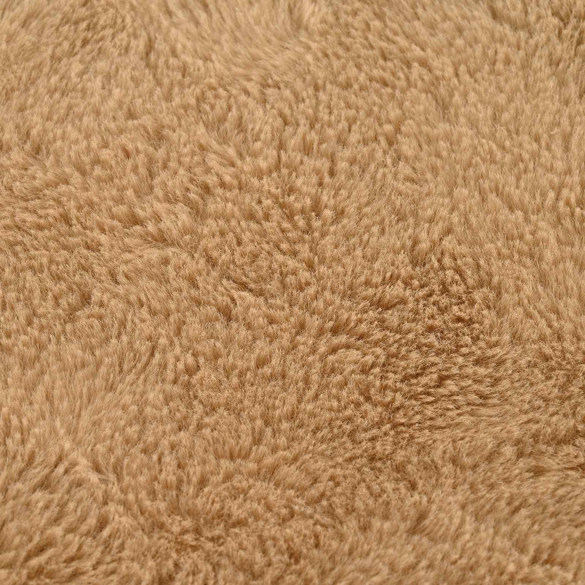 Cushion Cover 2 pcs HEERLEN Taupe 40 x 145 cm Faux Rabbit Fur