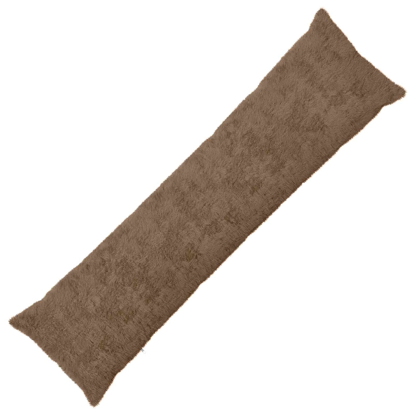 Cushion Cover HEERLEN Light Brown 40 x 145 cm Faux Rabbit Fur