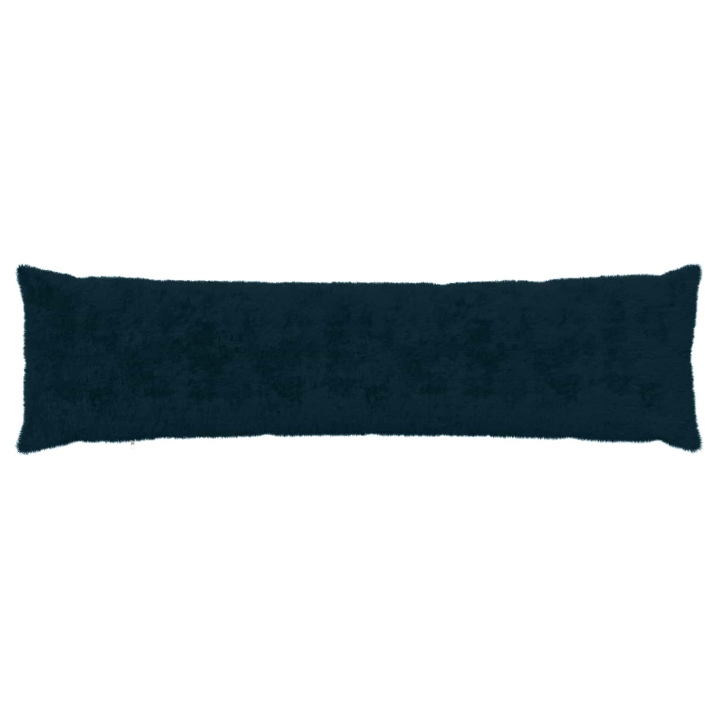 Cushion Cover HEERLEN Navy Blue 40 x 145 cm Faux Rabbit Fur