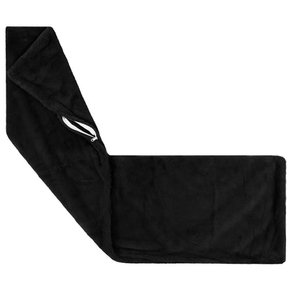 Cushion Cover HEERLEN Black 40 x 145 cm Faux Rabbit Fur