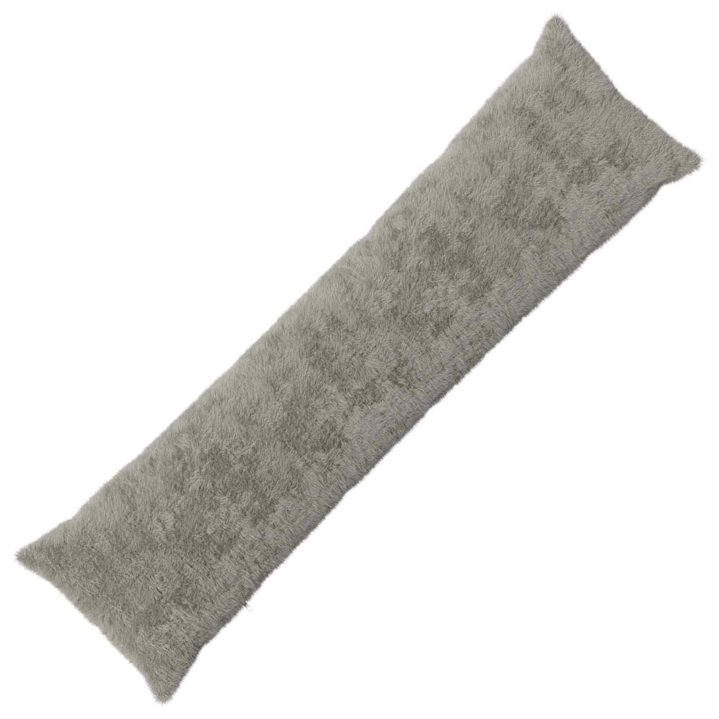 Cushion Cover HEERLEN Light Grey 40 x 145 cm Faux Rabbit Fur