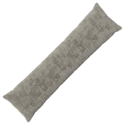 Cushion Cover HEERLEN Light Grey 40 x 145 cm Faux Rabbit Fur