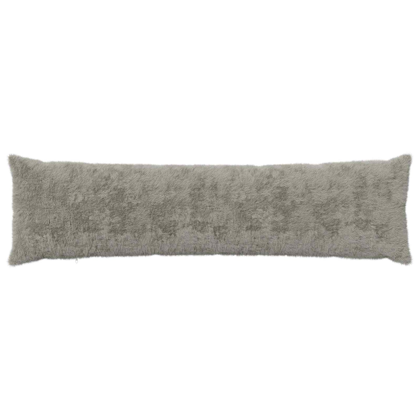 Cushion Cover HEERLEN Light Grey 40 x 145 cm Faux Rabbit Fur