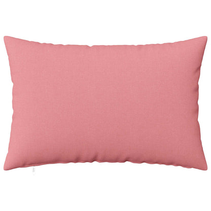 Cushion Cover 6 pcs HEERLEN Pink 40 x 60 cm Fabric