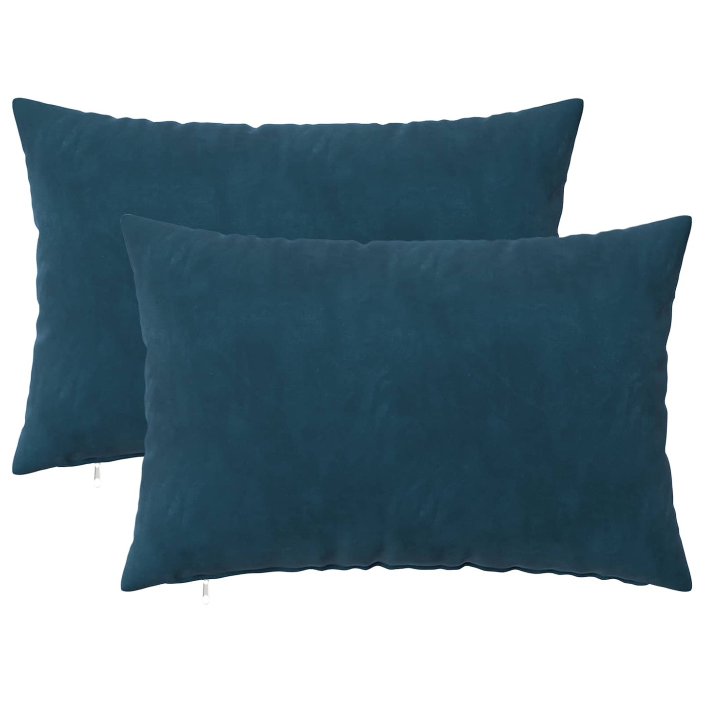 Cushion Cover 2 pcs HEERLEN Blue 40 x 60 cm Velvet