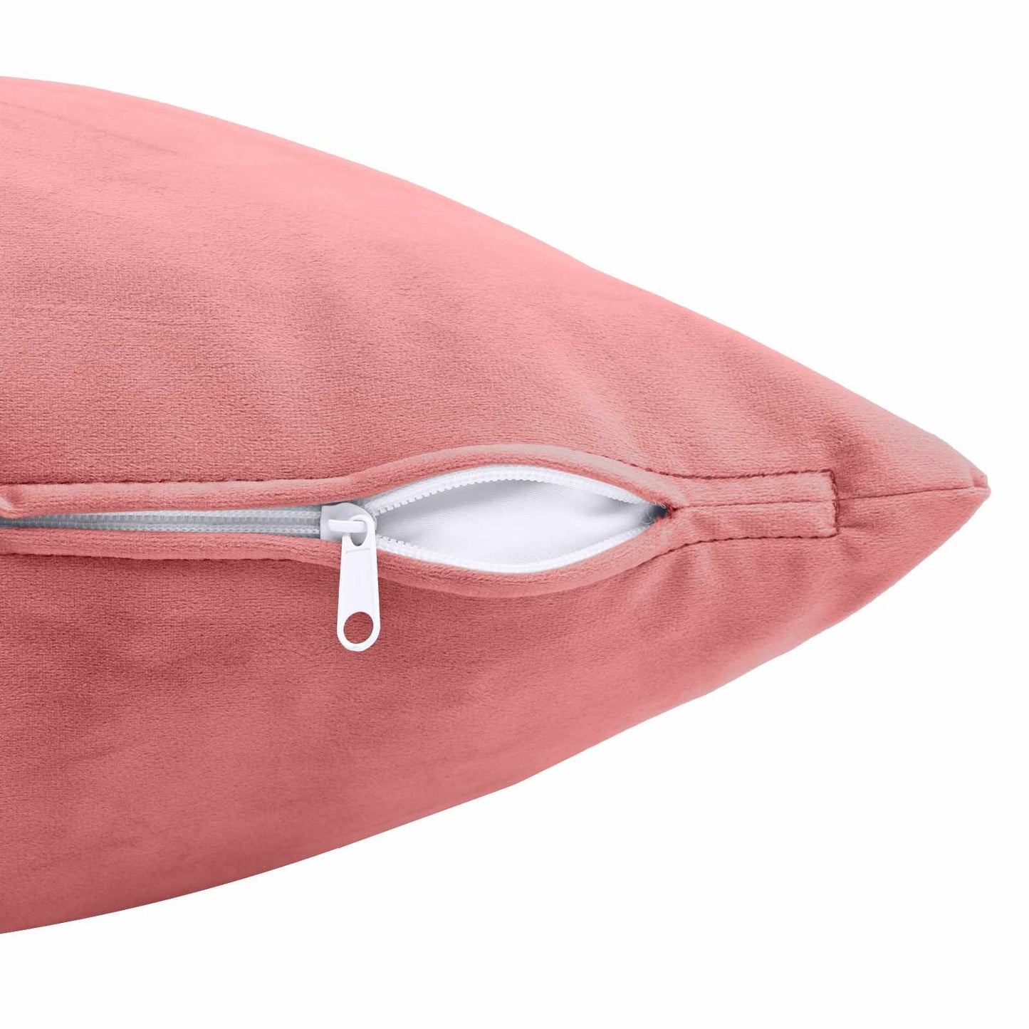Cushion Cover 6 pcs HEERLEN Pink 40 x 60 cm Velvet
