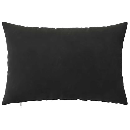 Cushion Cover 2 pcs HEERLEN Black 40 x 60 cm Velvet