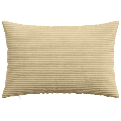 Cushion Cover 2 pcs HEERLEN Green Grey 40 x 60 cm Corduroy