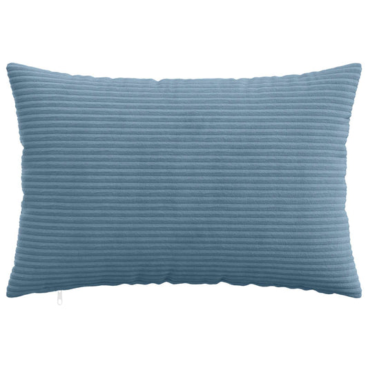 Cushion Cover 6 pcs HEERLEN Blue 40 x 60 cm Corduroy