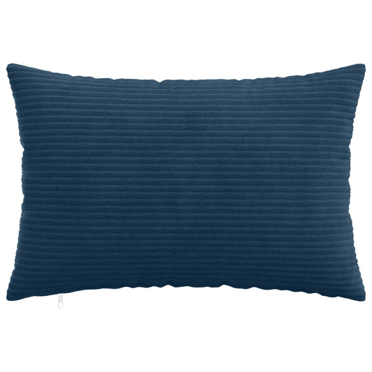 Cushion Cover 6 pcs HEERLEN Navy Blue 40 x 60 cm Corduroy