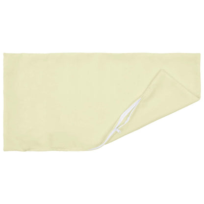 Cushion Cover 6 pcs HEERLEN Cream 40 x 60 cm Polyester