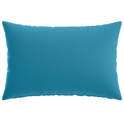 Cushion Cover 6 pcs HEERLEN Light Blue 40 x 60 cm Polyester