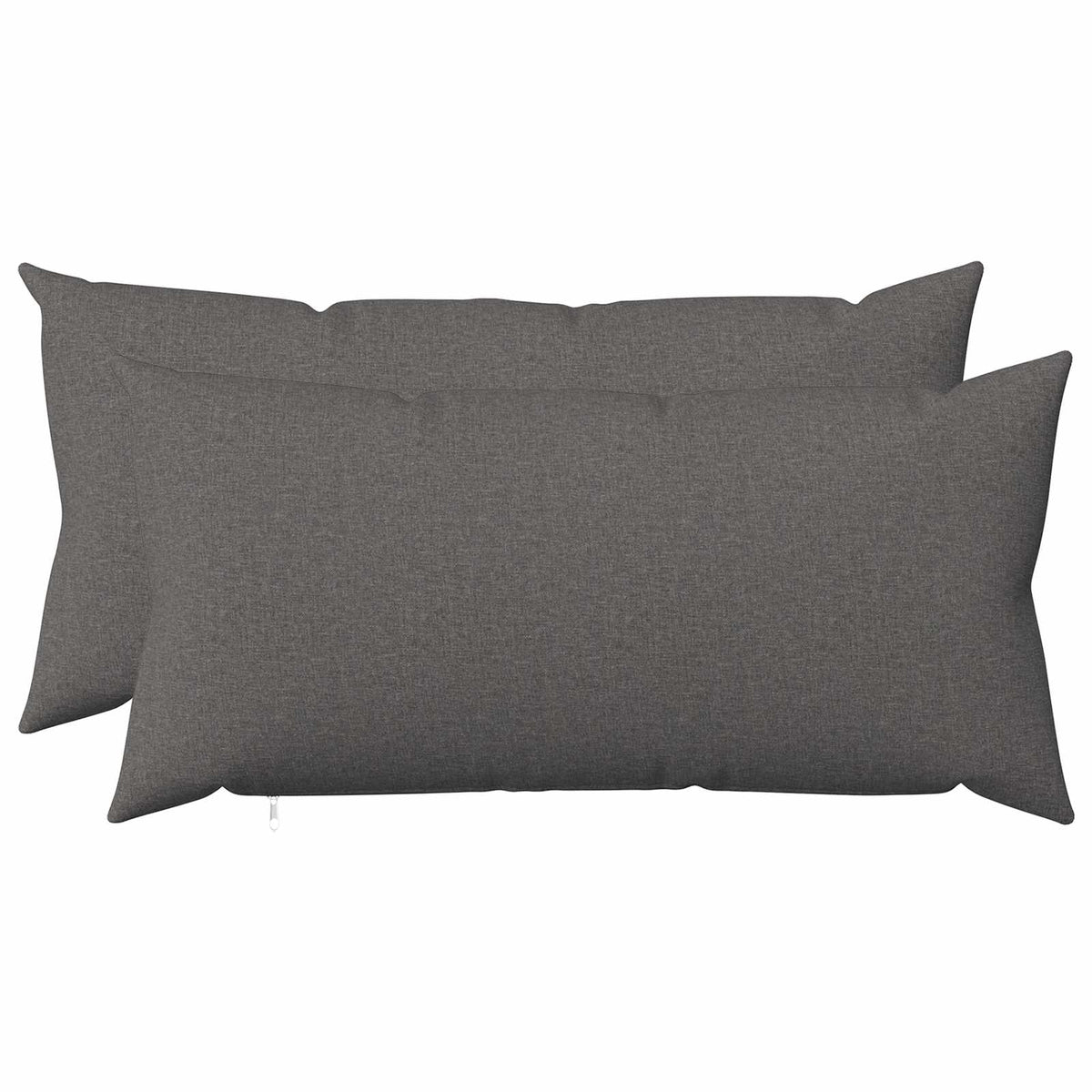Cushion Cover 2 pcs HEERLEN Light Grey 40 x 70 cm Fabric