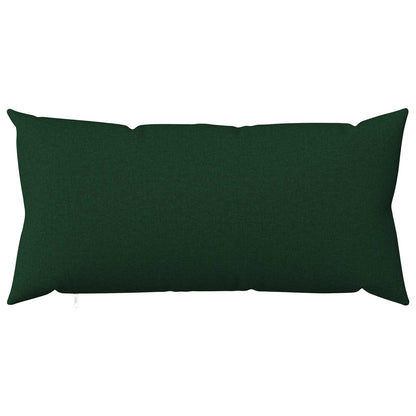 Cushion Cover 2 pcs HEERLEN Dark Green 40 x 70 cm Fabric