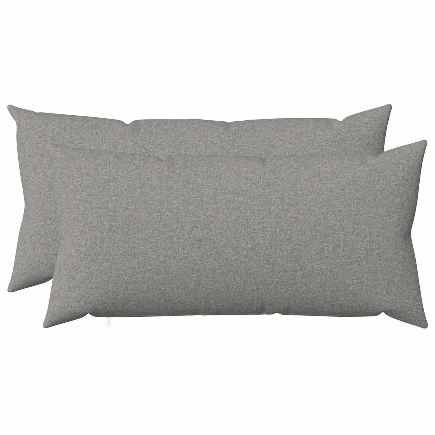 Cushion Cover 2 pcs HEERLEN Cloud Grey 40 x 70 cm Fabric