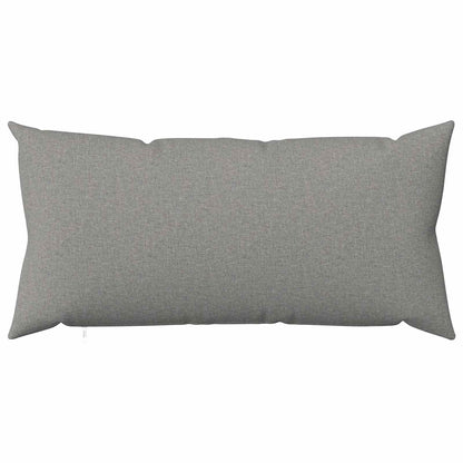 Cushion Cover 2 pcs HEERLEN Cloud Grey 40 x 70 cm Fabric