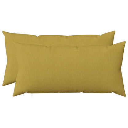 Cushion Cover 2 pcs HEERLEN Light Green 40 x 70 cm Fabric