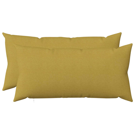 Cushion Cover 2 pcs HEERLEN Light Green 40 x 70 cm Fabric