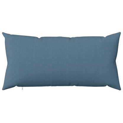 Cushion Cover 2 pcs HEERLEN Jeans Blue 40 x 70 cm Fabric