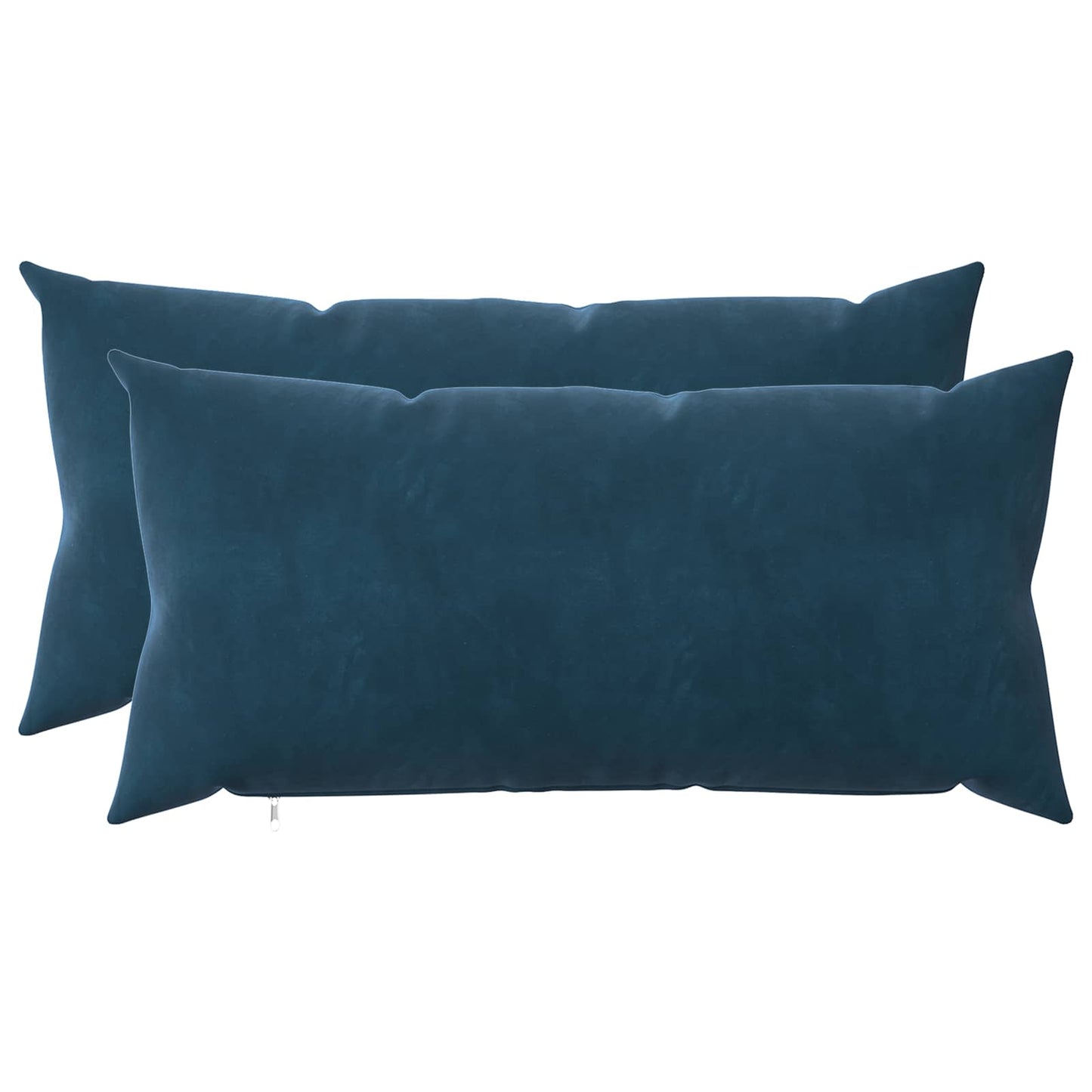 Cushion Cover 2 pcs HEERLEN Blue 40 x 70 cm Velvet