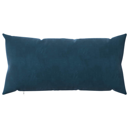 Cushion Cover 2 pcs HEERLEN Blue 40 x 70 cm Velvet