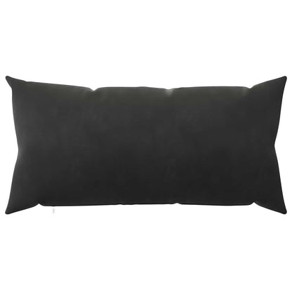 Cushion Cover 6 pcs HEERLEN Black 40 x 70 cm Velvet