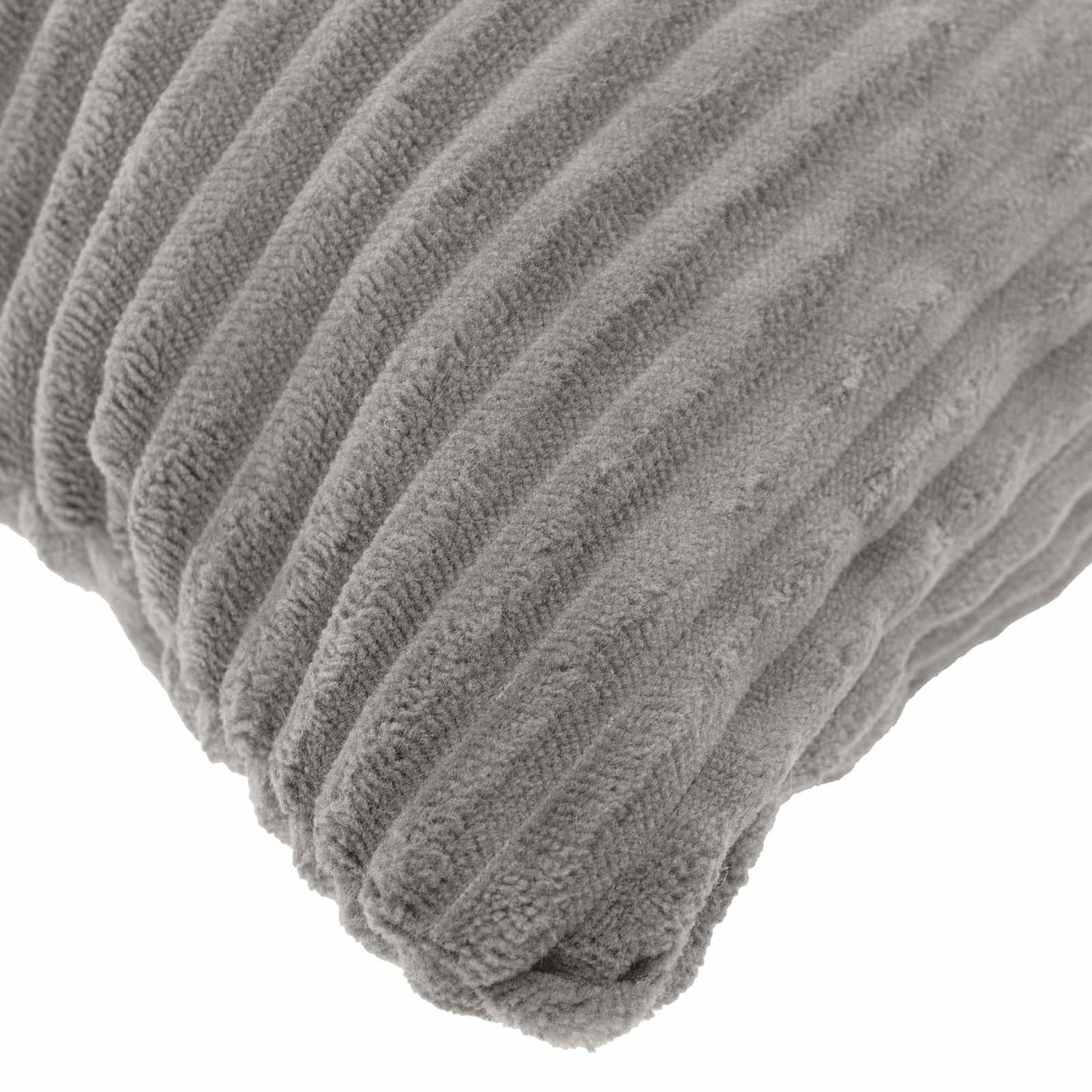 Cushion Cover 2 pcs HEERLEN Light Grey 40 x 70 cm Corduroy