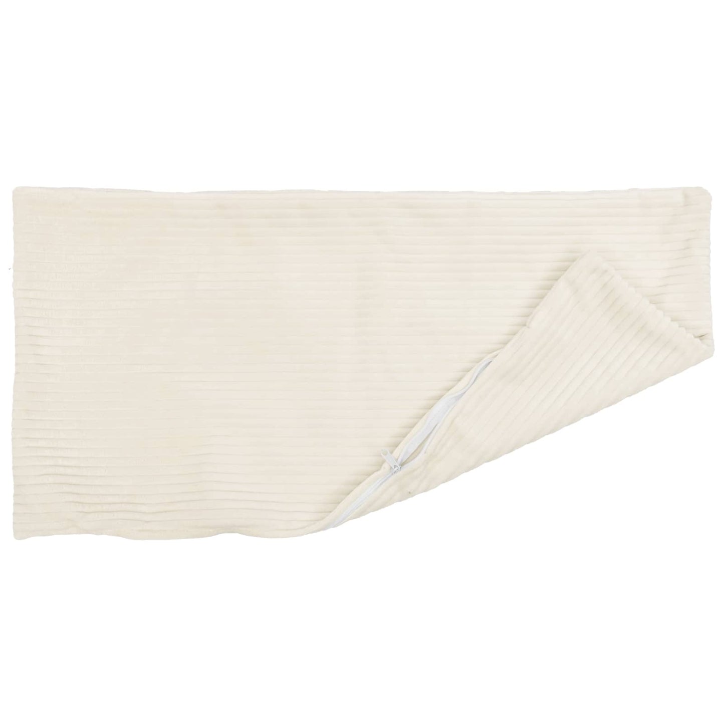 Cushion Cover 2 pcs HEERLEN Cream 40 x 70 cm Corduroy