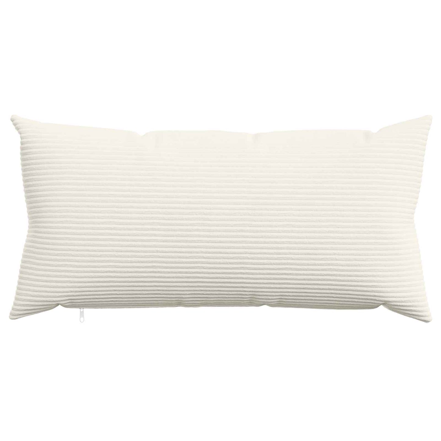 Cushion Cover 2 pcs HEERLEN Cream 40 x 70 cm Corduroy