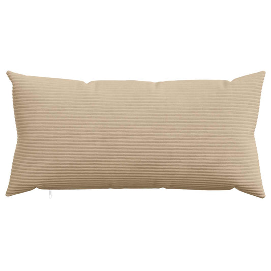 Cushion Cover 2 pcs HEERLEN Taupe 40 x 70 cm Corduroy