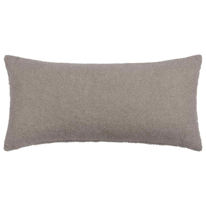 Cushion Cover 2 pcs HEERLEN Light Grey 40 x 70 cm Bouclé