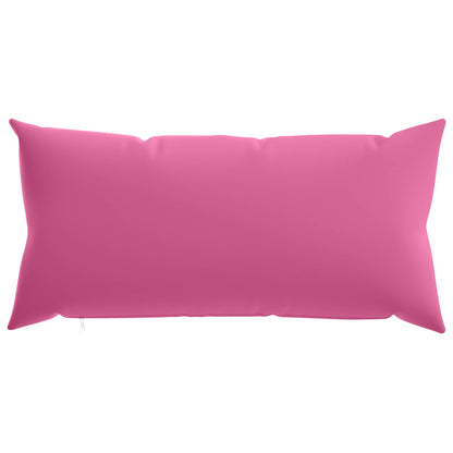Cushion Cover 2 pcs HEERLEN Pink 40 x 70 cm Polyester