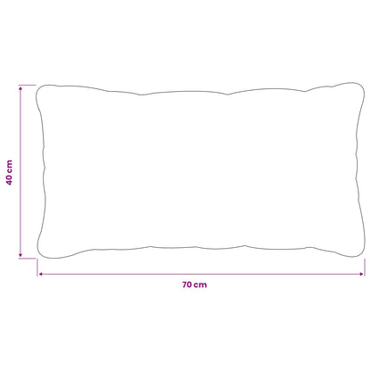 Cushion Cover 6 pcs HEERLEN Black 40 x 70 cm PV Fleece