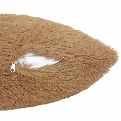 Cushion Cover 6 pcs HEERLEN Taupe 40 x 70 cm PV Fleece