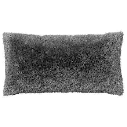 Cushion Cover 6 pcs HEERLEN Light Grey 40 x 70 cm PV Fleece