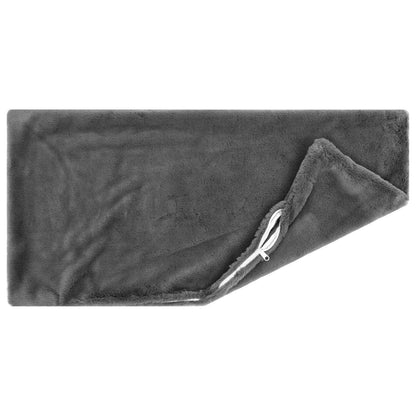 Cushion Cover 2 pcs HEERLEN Dark Grey 40 x 70 cm