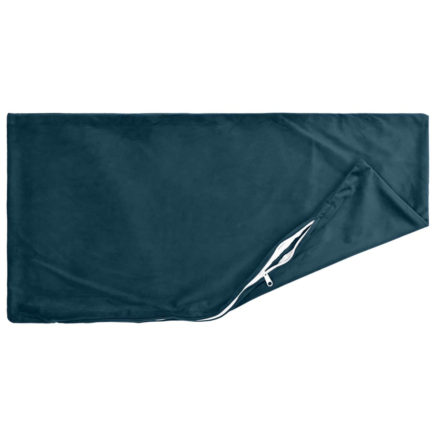 Cushion Cover 12 pcs HEERLEN Blue 40 x 80 cm Velvet
