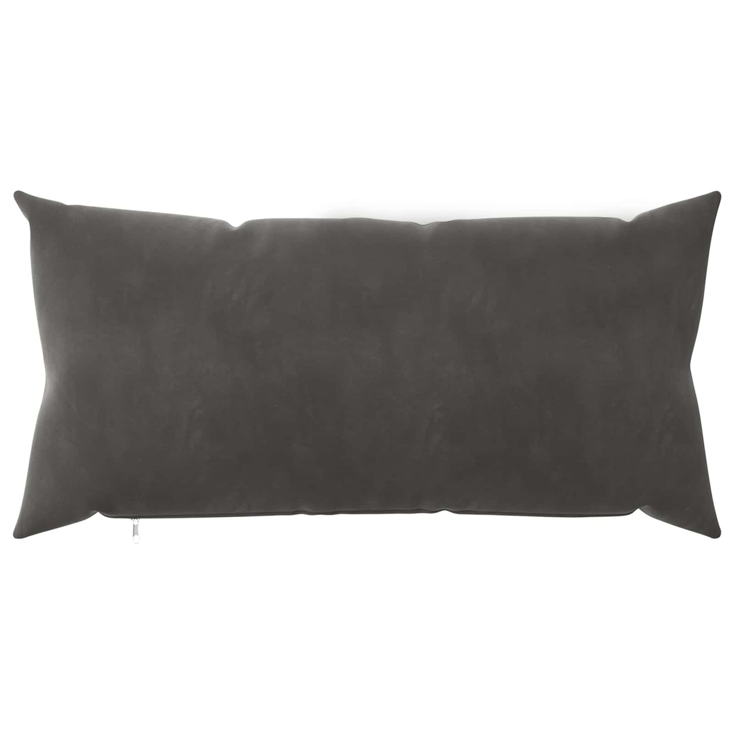 Cushion Cover 6 pcs HEERLEN Dark Grey 40 x 80 cm Velvet