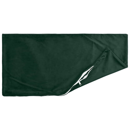 Cushion Cover 6 pcs HEERLEN Dark Green 40 x 80 cm Velvet