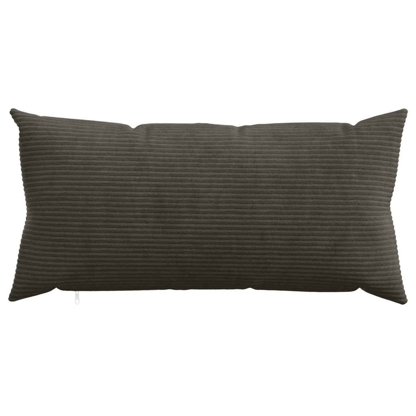 Cushion Cover 12 pcs HEERLEN Anthracite 40 x 80 cm Corduroy