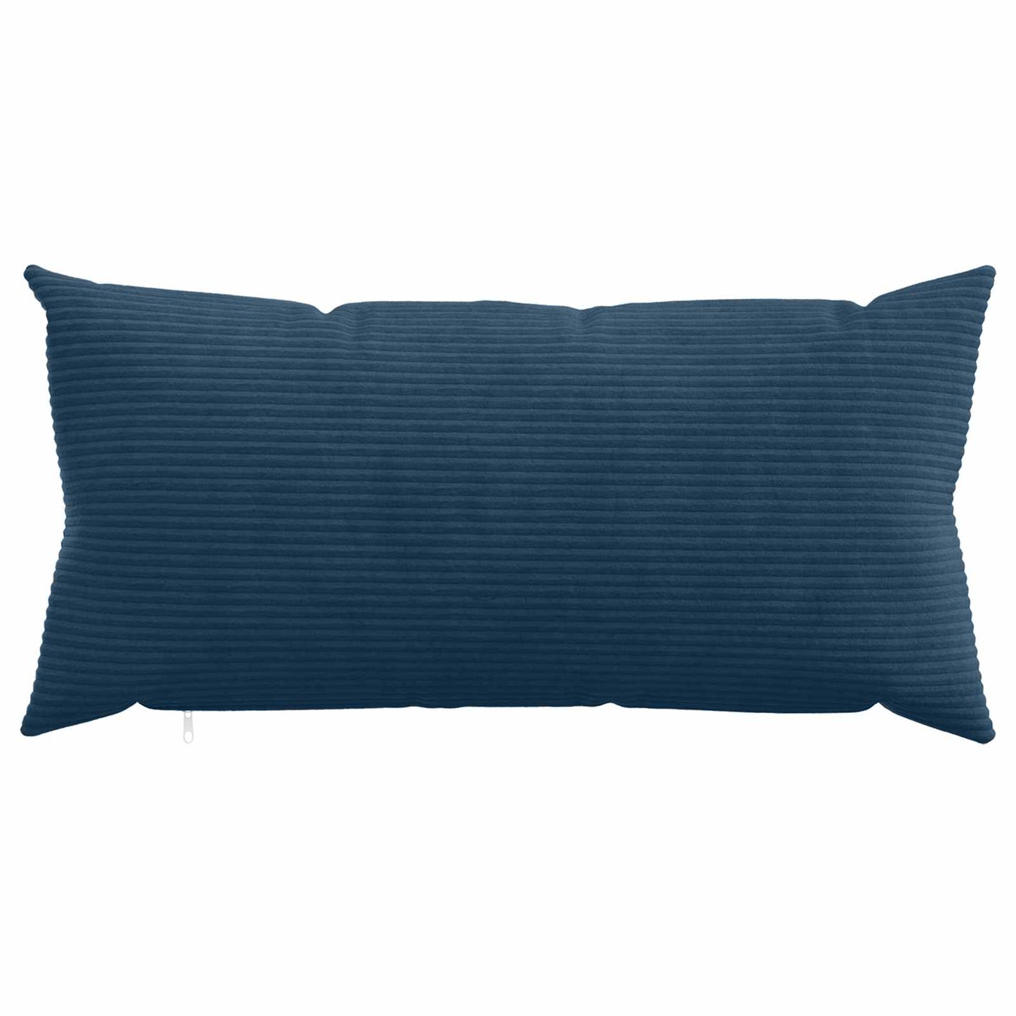 Cushion Cover 2 pcs HEERLEN Navy Blue 40 x 80 cm Corduroy