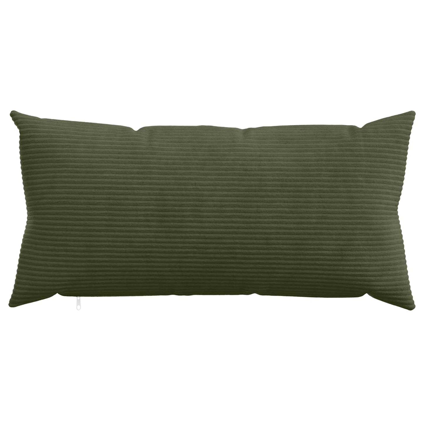Cushion Cover 2 pcs HEERLEN Green 40 x 80 cm Corduroy