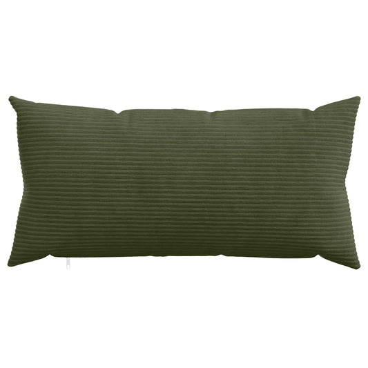 Cushion Cover 6 pcs HEERLEN Green 40 x 80 cm Corduroy