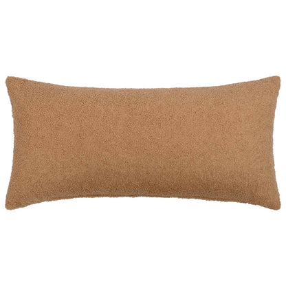 Cushion Cover 2 pcs HEERLEN Beige 40 x 80 cm Bouclé